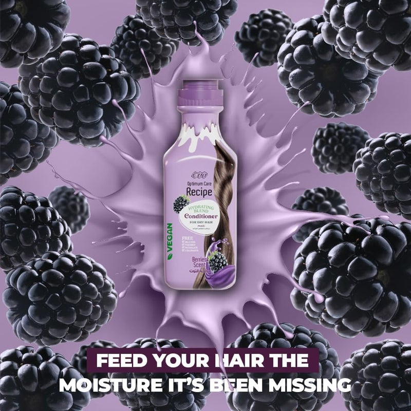 Eva Optimum Care Recipe Hydrating Blend Conditioner - Berries Scent, 350 ml - Image 4